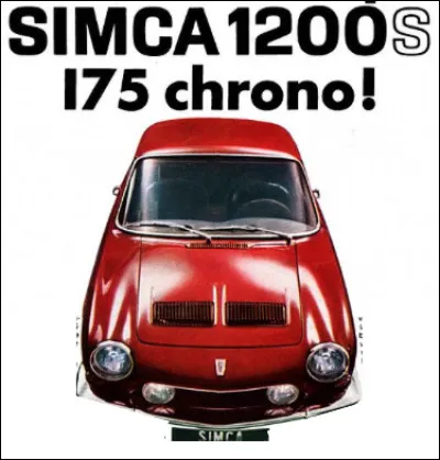 Quel est ce modèle de 1962 du constructeur Simca ?