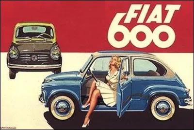 Quel est ce modèle de 1955 du constructeur Fiat ?