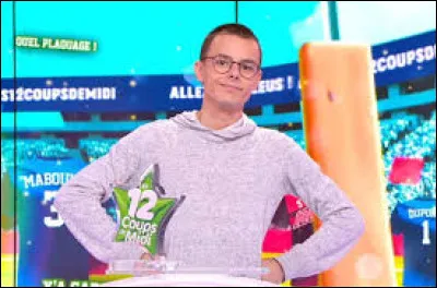 Comment se prénomme l'actuel champion du jeu télévisé "Les 12 Coups de midi !" ?