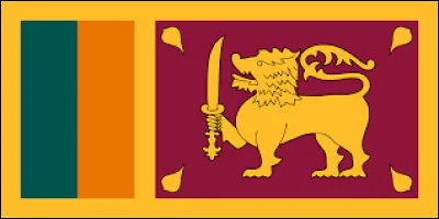 Et nous clôturons ce quiz en cherchant un pays du sous-continent indien. Lequel de ces trois États arbore un lion comme symbole sur son drapeau ?