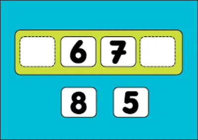 Mettre dans l'ordre :