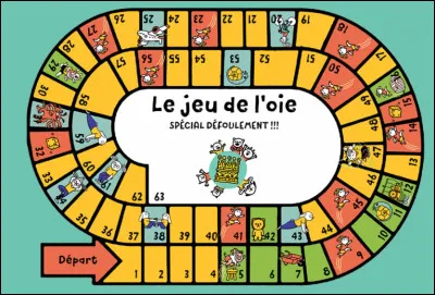 Quel nombre de cases le jeu de l'oie comporte-t-il ?