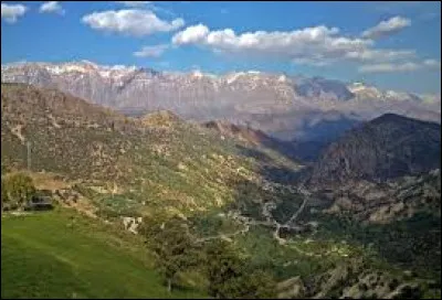 Quel est le nom de cette chaîne de montagnes qui s'étend dans l'ouest du pays sur une longueur de 1600 km et culmine à 4 400 mètres d'altitude ?