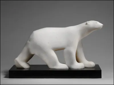 Quel est sculpteur français est le créateur de cette sculpture ''L'Ours blanc'' ?