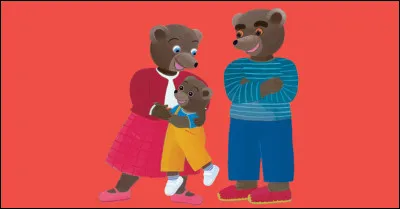 Quel est le nom de la série de petites histoires illustrées pour enfants contant la vie d'un ourson brun entouré de ses parents ?