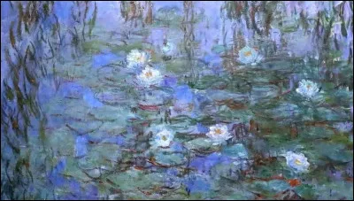 Quel est nom de la s&eacute;rie d'environ 250 peintures &agrave; l'huile impressionnistes (dont celle-ci) peintes par Claude Monet ?