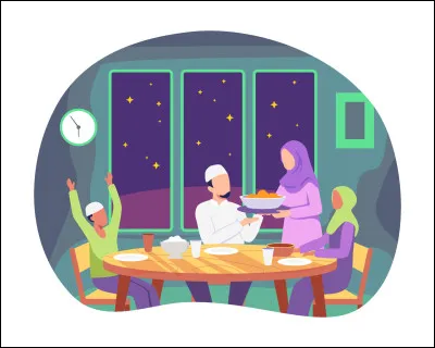 Quel est le nom de la période de jeûne diurne de la religion musulmane ?