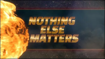 "NOthing else matters" est une chanson appartenant au répertoire du groupe ...