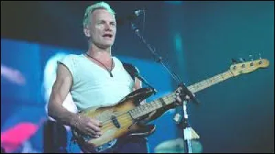 Sting a débuté sa carrière musicale au sein du groupe The Police.