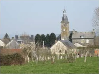 Village de la Communauté d'agglomération Mont-Saint-Michel-Normandie, Le Mesnil-Adelée se situe dans le département ...
