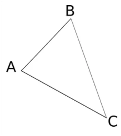 Quel est le nom de polygone formé par 3 points et 3 segments qui les relient ?