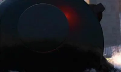 A quoi ressemble la machine construite par le mchant, destine  dtruire la ville  la fin ?