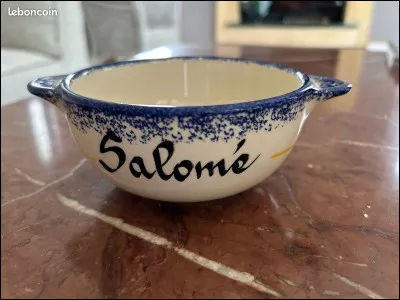 De quelle région ce ''bol à prénom'' provient-il ?