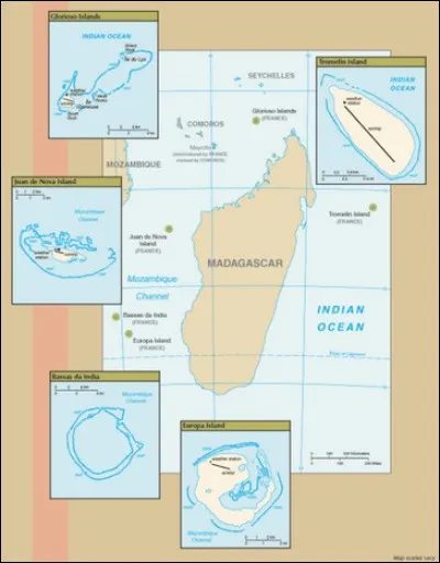 Comment se nomme l'ensemble des cinq îles situées autour de Madagascar ?