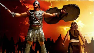 Dans la Bible, avec quelle arme David a-t-il mis &agrave; terre le g&eacute;ant Goliath ?