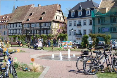 Quelle est cette ville de 7 500 habitants, traversée par la Lauter, située à l'extrême nord de l'Alsace à la frontière avec l'Allemagne ?