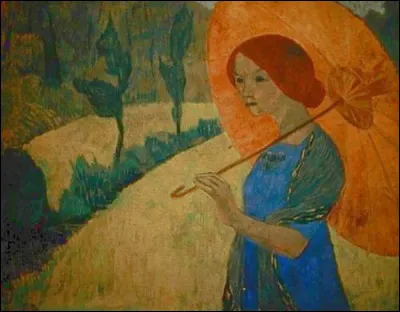 Quel peintre nabi a représenté sa femme sous une ombrelle ?