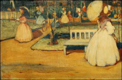 À quel artiste doit-on ce tableau intitulé "Air clair" ?