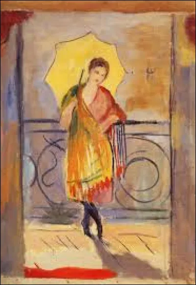 Quel peintre fauviste, né à Marseille, a eu pour muse "Lola à l'ombrelle jaune" ?