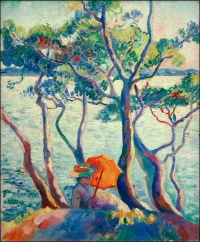 Qui a peint "Jeanne à l'ombrelle", à Cavalière" ?