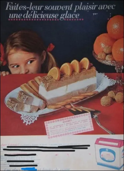 Quelle était la marque de cette glace qu'on servait en tranches aux déjeuners du dimanche ?
