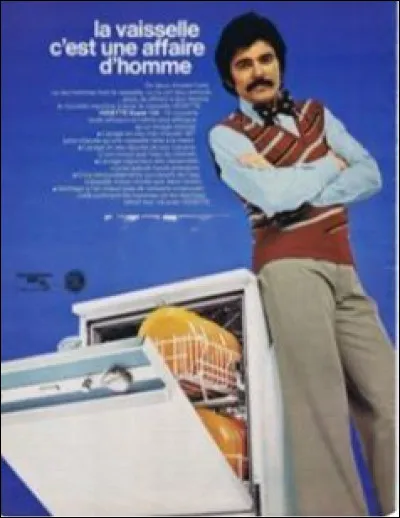 Pour quelle marque de lave-vaisselle "la vaisselle était une affaire d'homme" ?