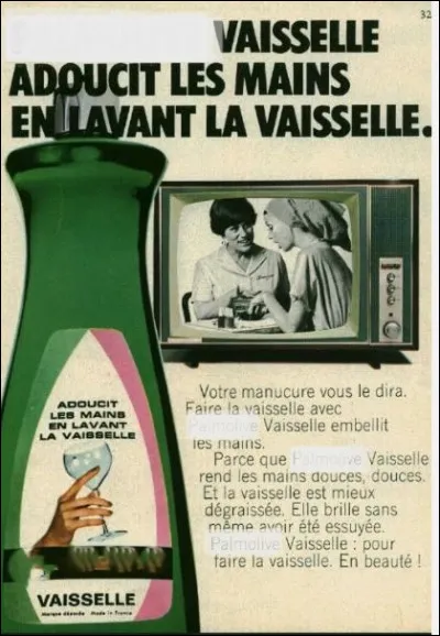 Quel liquide vaisselle se vantait de laisser les mains si douces ?