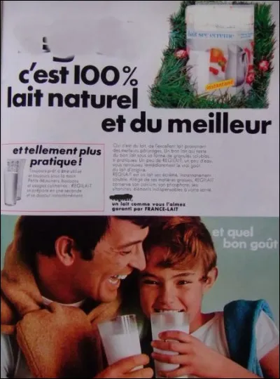 À quelle marque de lait vous fait penser cette réclame ?