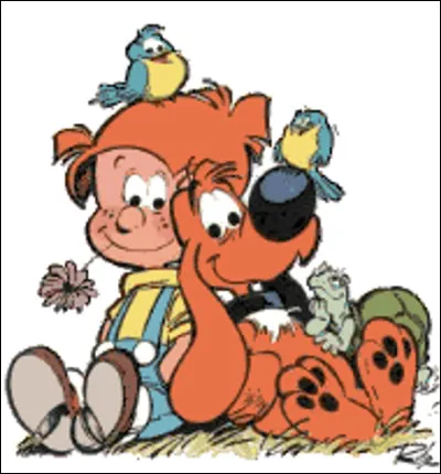 Quel est le nom de ce chien, un cocker meilleur ami de boule, un gentil garçon de 7 ans ?