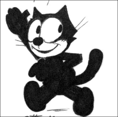 Quel est le nom de ce chat, personnage de dessins animés anthropomorphe ?