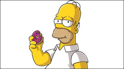 H - Le dessert favori de "Homer" est le donut.