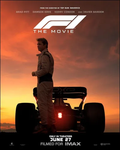 "F1 : le film" est le titre d'un long-métrage interprété par Brad Pitt.