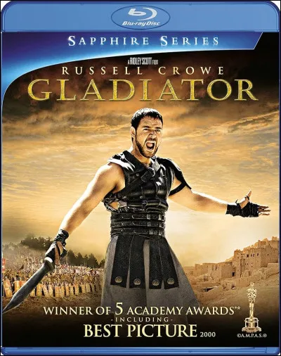 "Gladiator" est joué par Russel Crowe.