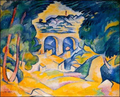 Dans quelle ville Georges Braque a-t-il réalisé plusieurs toiles représentant "L'Estaque" ?
