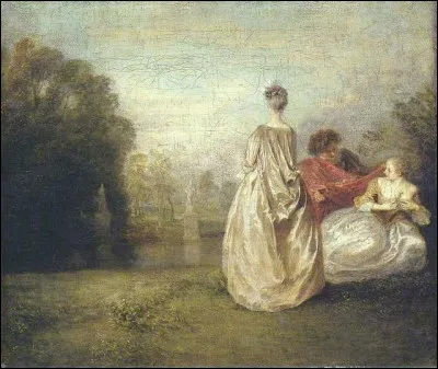 Quel peintre français du 17 e siècle est l'auteur de ce tableau intitulé ''Les Deux Cousines'' ?