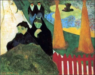 Dans quelle ville des Bouches-du-Rhône, Paul Gauguin a-t-il représenté ces "Vieilles Femmes" ?