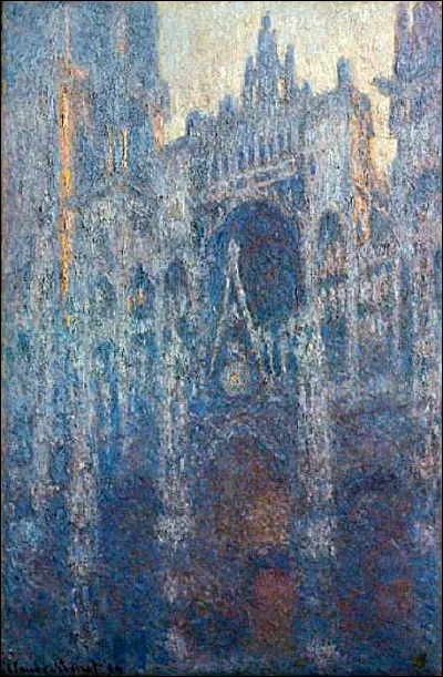 Quelle cathédrale a été représentée sur de très nombreuses toiles par Claude Monet qui vivait en Normandie ?