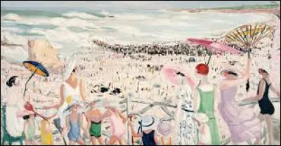 Datant de 1923, ''La Grande Plage à Biarritz'' est une toile fauviste. Quelle artiste en est l'auteur ?