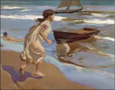 En 1916, quel postimpressionniste a réalisé cette peinture intitulée ''Fillette entrant dans l'eau'' ?