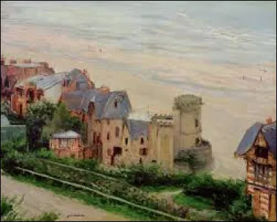 Parmi ces trois impressionnistes, lequel a réalisé ce tableau nommé ''Trouville, Plage, Villas'' ?