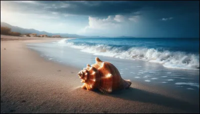 Quel est le coquillage que l'on rencontre sur certaines plages et portant le nom de buccin ?