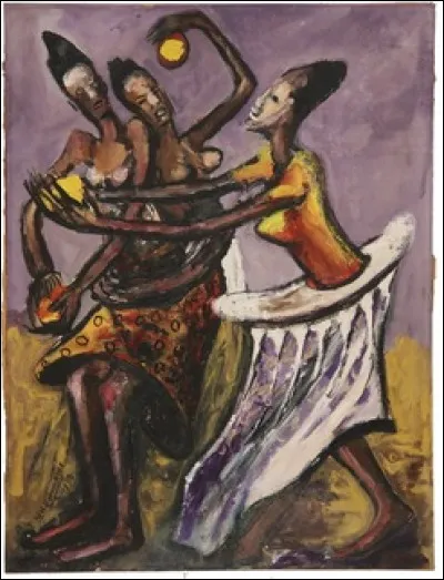 Ben Enwonvu est un peintre et sculpteur, qui a notamment peint le tableau "Three African Women Dancing". Quelle est sa nationalité ?