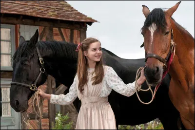 Comment s'appelle la fille qui trouve les chevaux dans la grange ?