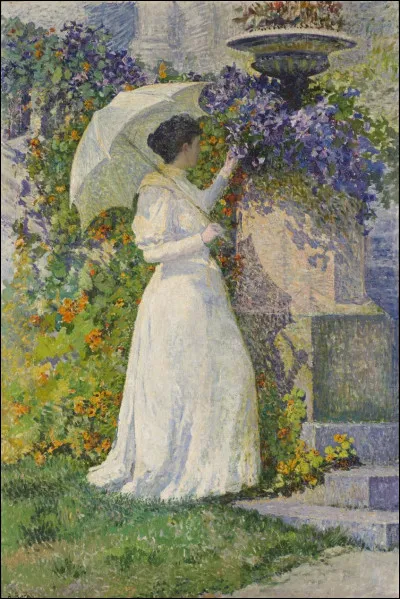 Quelle peintre auteur de la toile "En juin" en 1894 est belge ?