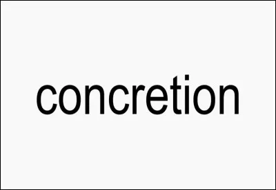 Une perle est une concrétion...