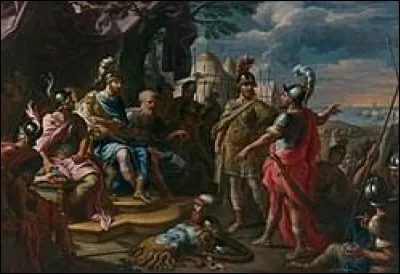 Le pr&ecirc;tre de mon village est all&eacute; faire ses courses &agrave; v&eacute;lo (il aurait pu y aller v&ecirc;tu de ses habits rituels, ses habits sacerdotaux) l&agrave; il &eacute;tait &agrave; v&eacute;lo quand ses freins ont l&acirc;ch&eacute; dans la descente. Comment a-t-il fait pour s'arr&ecirc;ter ?