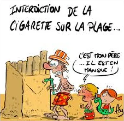 Depuis quand, ou à quelle date, l'interdiction de fumer ou de vapoter est-elle, ou sera-t-elle, interdite sur les plages françaises ?