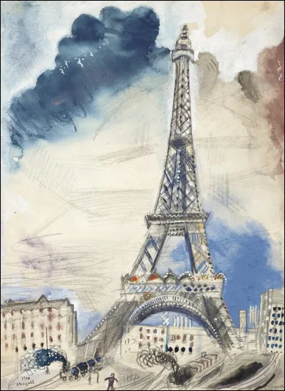 À qui doit-on la peinture de cette "Tour Eiffel" ?