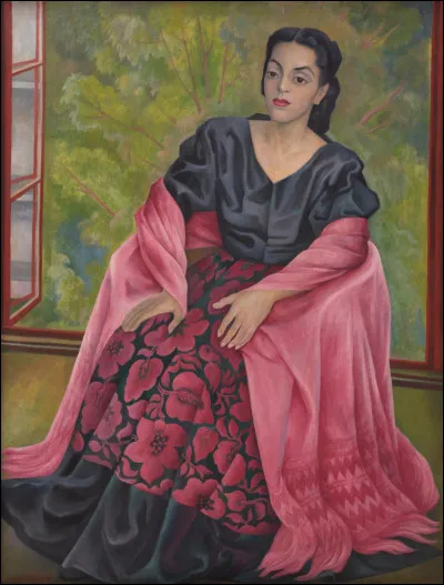 Quel peintre mexicain, eut ici, pour muse "Dame Oaxaqueña" ?