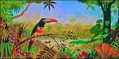 À quel peintre contemporain doit-on ce magnifique toucan ?